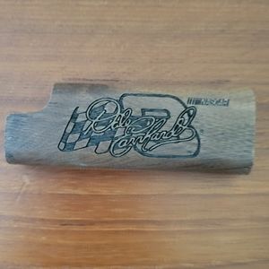 Vintage 90s Dale Earnhardt 3 Nascar USA Wooden Lighter Holder Wayne Carver